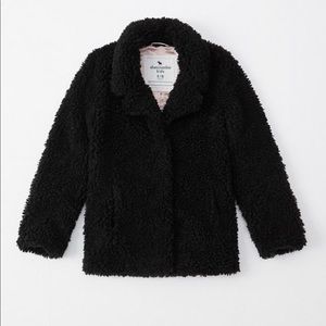 Abercrombie & Fitch Sherpa Fleece Teddy Coat